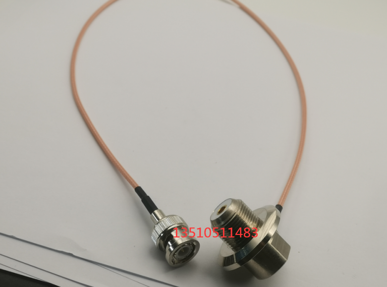 UHFM母烟斗转BNC公RG316D射频线