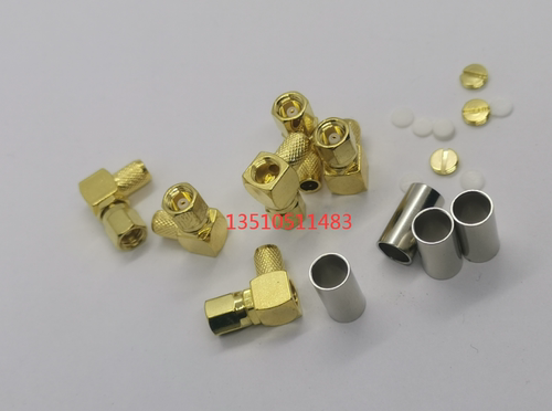 SMC-KW-3射频同轴50-3连接器 SMC母弯头RG142 LMR195 RG58高频头