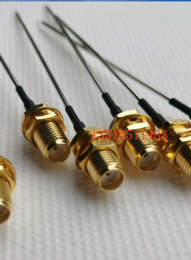 SMA-KYB1铜管射频同轴测试线 SMA母单头SFT50-1半钢RF高频测试线