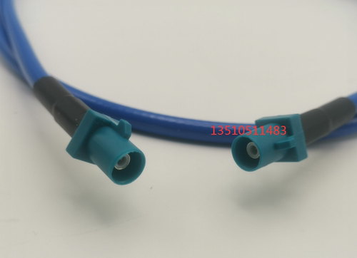 FAKRA蓝色RG142车载射频线