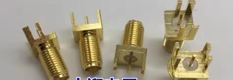 射频同轴sma-ke大偏脚加长螺纹特殊插座 sma-khd高频偏脚夹板RF