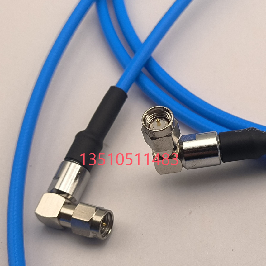 SMA双公双弯SS402射频稳相信号线