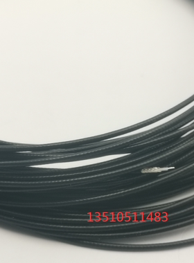 特制黑色RG178特氟龙耐高温镀银50欧姆射频同轴电缆高频SFF50-1线