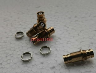 2兆DDF信号测试头 L9母转母普通镀金2M KKY射频同轴2M转接头