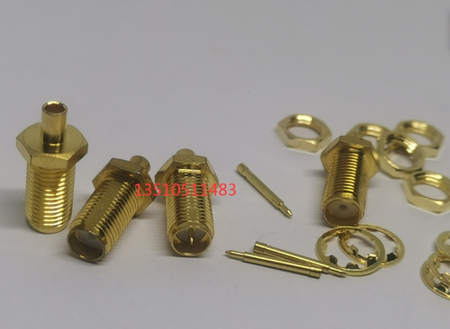 RP-SMA-KYB2射频RG405连接器 SMA母外螺内针SFT50-2 086半刚半柔