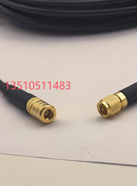 M5转SMB母黑色RG316传感器射频线 10-32UNF/SMB-JK镀银传感器跳线