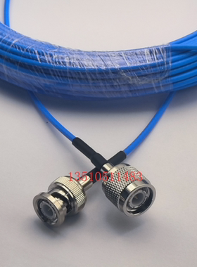 BNC公转TNC公蓝色RG316射频传感器线 BNC/TNC-JJ特氟龙镀银高频RF