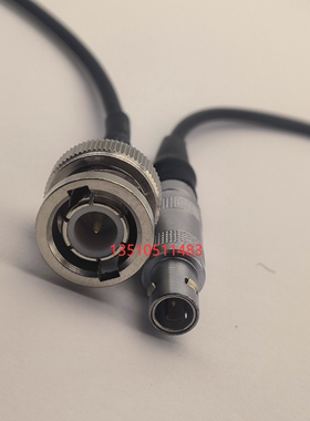 超声波探伤仪C6公转BNC公耐高温镀银黑色RG316信号线 C6/BNC-JJ