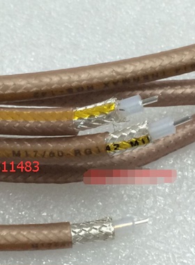 进口射频RG142工业级馈线 AP高频单芯双屏蔽镀银特氟龙RG142电缆