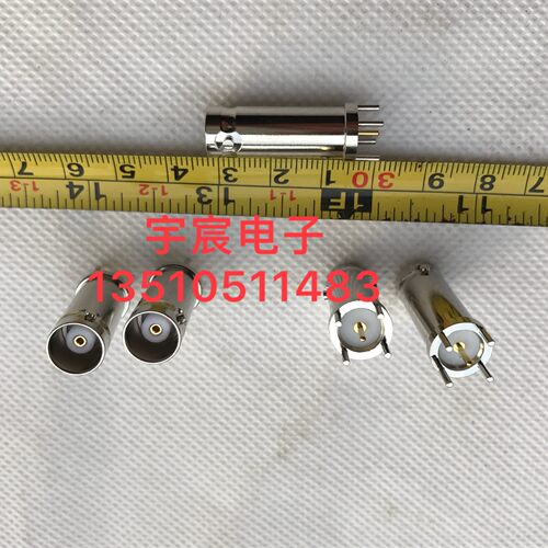 射频同轴BNC-KE加长32MM插座BNC母直插超长32MM连接器BNC-KHD母座