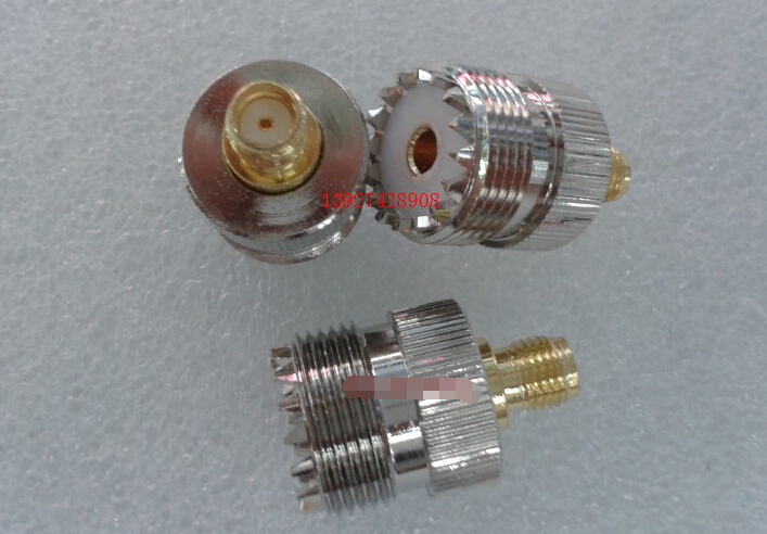 射频UHF/SMA-KK对讲机信号转接头 高频M/SL16转SMA手台车载测试头