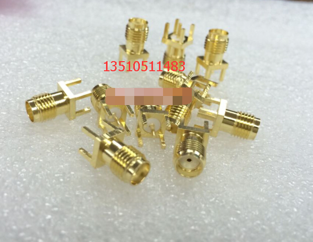 sma-ke射频同轴连接器sma母直插rf高频头sma-khd信号插座50欧姆