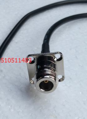 N-KF-3单头RG58U柔软射频同轴跳线 N母带法兰一边头测试线 L16线