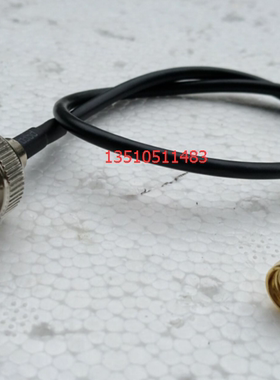 射频RP-BNC/SMA-JJ黑色RG316跳线 高频BNC/Q9公反极转SMA公50欧线