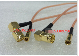 SSMB-K/SMA-JW射频同轴RG316跳线 高频优质SSMB母转SMA公弯RF馈线