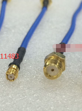 兼容进口射频SMP/SMA-KK半柔RG402跳线SMP转SMA双母086半柔RF馈线