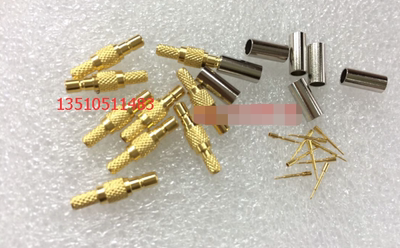 SSMB-J-1.5射频同轴压接连接器 高频SSMB公接RG316馈线头迷你SMB