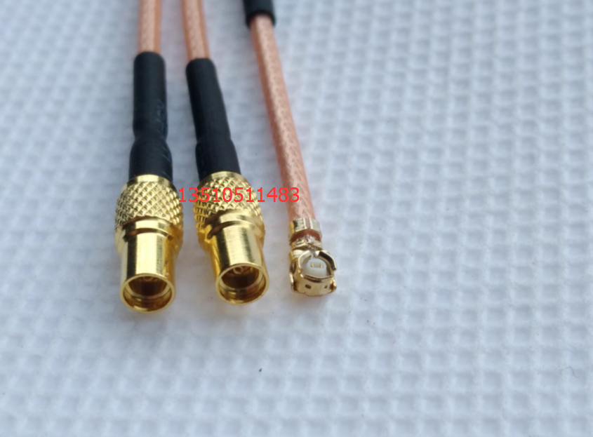 IPEX/MMCX-KK射频AP网侨测试线 IPX/UFL母转MMCX母RF高频RG178i线