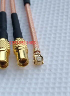 IPEX/MMCX-KK射频AP网侨测试线 IPX/UFL母转MMCX母RF高频RG178i线