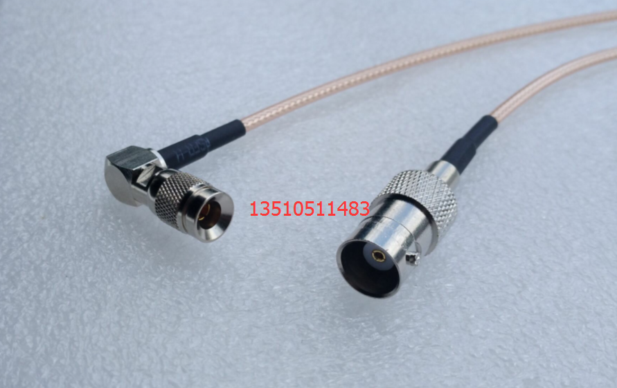 CC4-JW/BNC-K高清SDI射频线 CC4弯公转BNC母跳线DIN 1.0/2.3转BNC