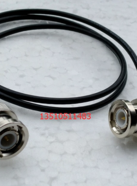 BNC-JW/BNC-J射频黑色镀银RG316信号线高频BNC/Q9双公弯转直SDI线