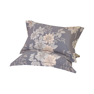 全棉枕套一对装纯棉加厚磨毛枕头套家用单人枕芯套100棉48x74cm