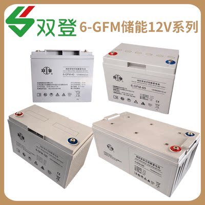 双登6-GFM系列铅酸储能蓄电池12V40/65/100/150/200AH备用UPS/EPS