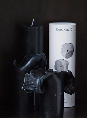 BACKYARD|艺术开花香薰蜡烛光 卧室氛围天然植物精油高级感蜡烛