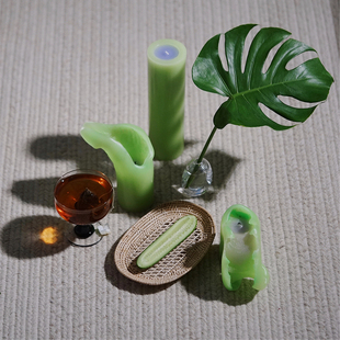 BACKYARD 创意送礼卧室高级感蜡烛 艺术开花香薰蜡烛伯爵小黄瓜