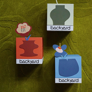 BACKYARD 创意送礼卧室情侣小众高级感蜡烛 艺术香薰杯蜡秋日涩事