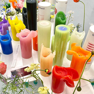 BACKYARD 创意居家卧室天然植物精油高级感蜡烛 艺术开花香薰蜡烛