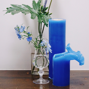 BACKYARD 卧室送礼天然植物精油高级感蜡烛 艺术开花香薰蜡烛淡蔼