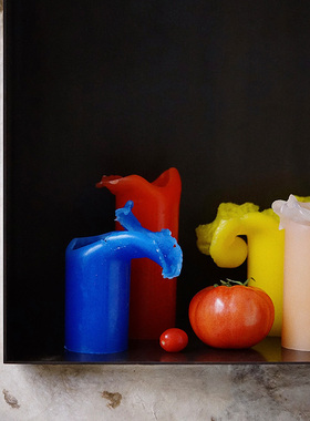 BACKYARD|艺术开花香薰蜡烛-创意客厅氛围天然植物精油高级感蜡烛