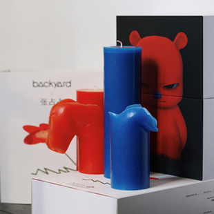 联名礼盒礼物套装 BACKYARDx张占占 创意艺术开花香氛香薰蜡烛