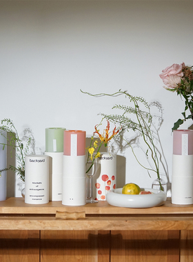 BACKYARD|艺术开花香氛香薰蜡烛五色套装-创意送礼卧室高级感蜡烛