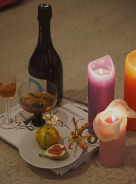 BACKYARD|艺术开花香薰蜡烛 心水格调氛围精致好物送礼高级感蜡烛