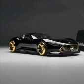 奔驰visionGT合金仿真跑车模型收藏级别品质男孩子礼物蝙蝠侠同款