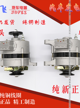 适用农用车四轮莱动拖拉机永磁单双头交直流充电两用12V14V发电机