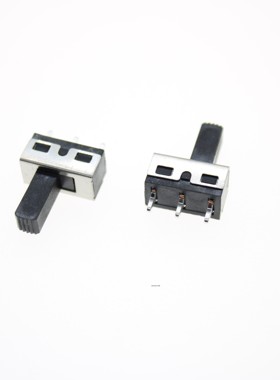 厂家直销拨动开关三脚两档SS12D10G10立式滑动3A大电流筋膜枪配件