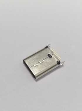 厂家直销TYPE C口母头24Pin立式插180夹板公头3A大电流转接头专用