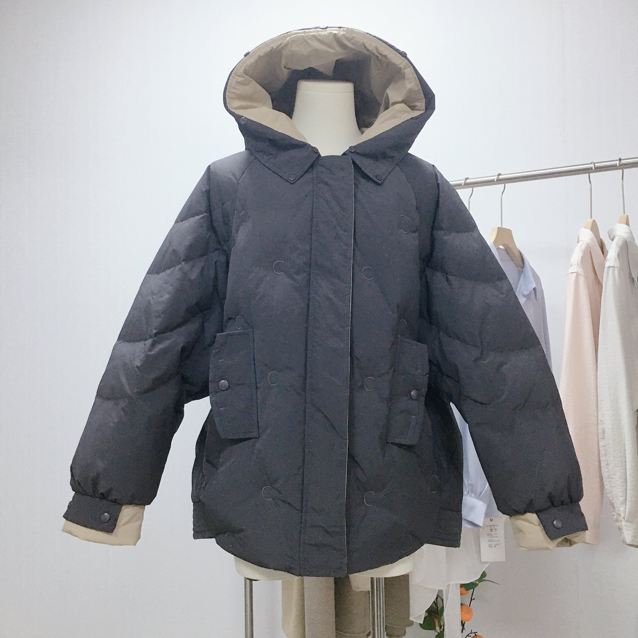 2025秋冬新款羽绒服女韩版爆款加厚白鸭绒高端品质面包服短款外套