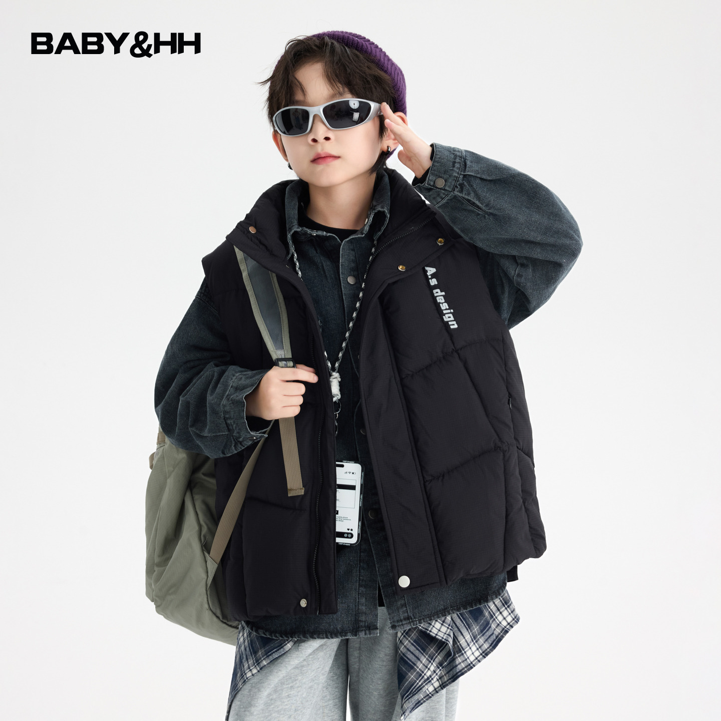 户外运动防水免洗工装棉马甲外穿