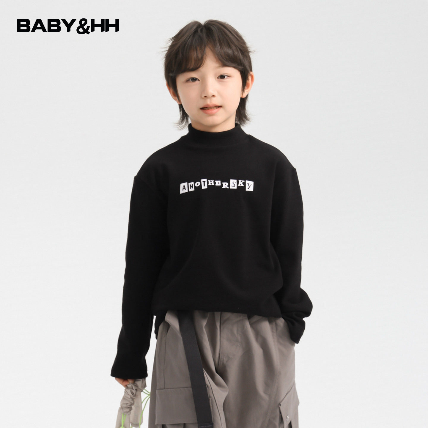 男童秋冬韩范半高领德绒打底衫2025新款儿童男孩黑色保暖内搭t恤,童装/婴儿装/亲子装,T恤,淘宝优惠券,粉丝福利购,淘宝优惠卷