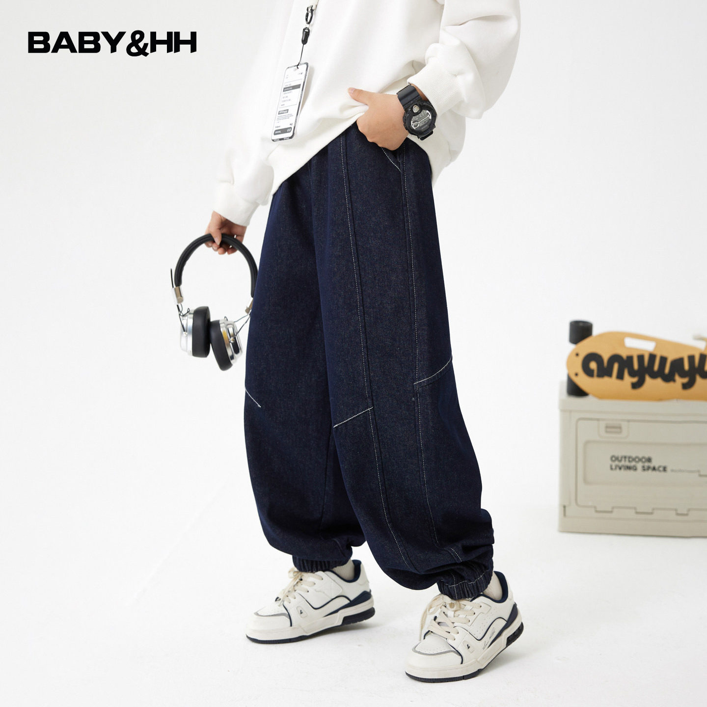 男童秋冬季韩范加绒束脚牛仔裤2025新款儿童男孩防风保暖加厚裤子,童装/婴儿装/亲子装,裤子,淘宝优惠券,粉丝福利购,淘宝优惠卷