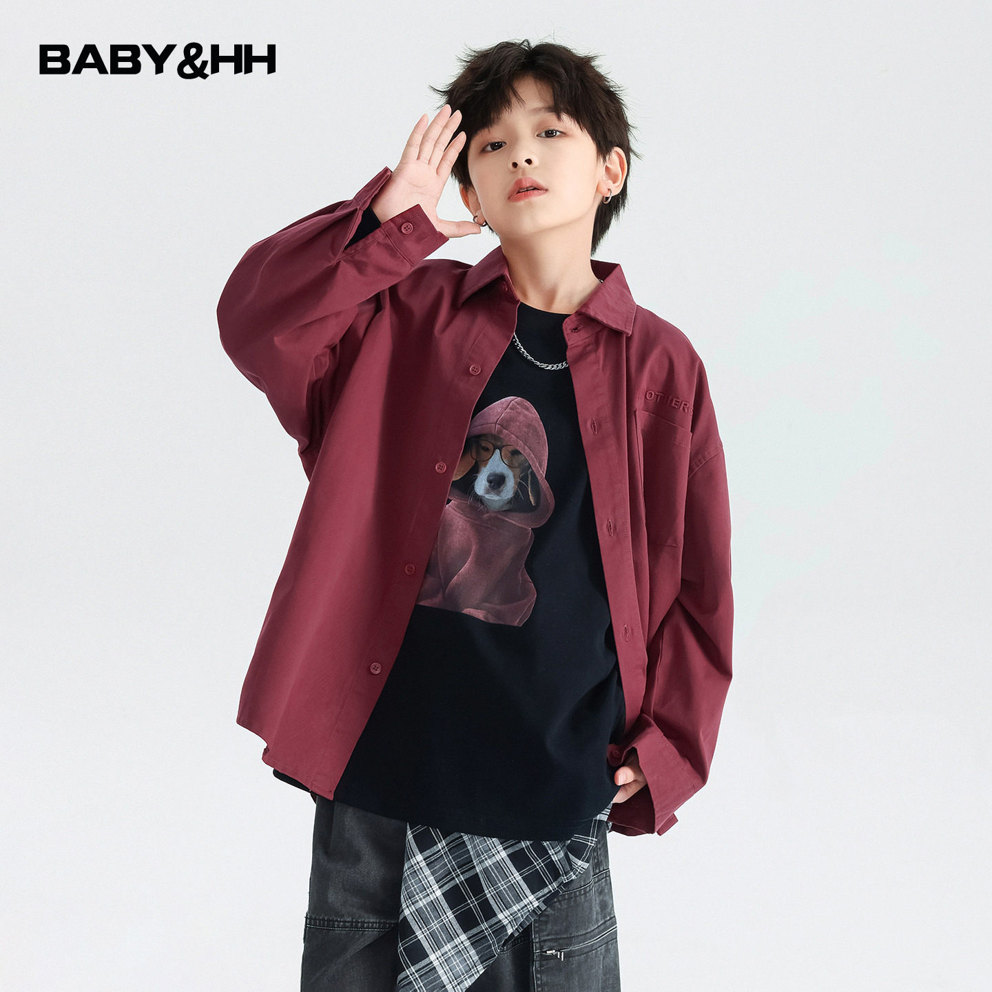 男童早春装韩范痞帅休闲套装2026新款儿童男孩春秋衬衫t恤两件套,童装/婴儿装/亲子装,套装,淘宝优惠券,粉丝福利购,淘宝优惠卷