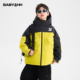 男童冬季 青少年儿童撞色防水加厚外套 户外运动冲锋衣棉服2026新款