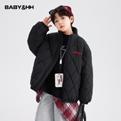 男童冬季 学生儿童运动防水棉袄外套 防风加厚立领棒球棉服2026新款