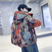 男大童冬季 加厚防风免洗外套 儿童冬装 潮牌短款 面包羽绒服2025新款