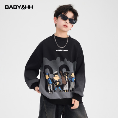 韩范一体绒半高领运动保暖卫衣潮