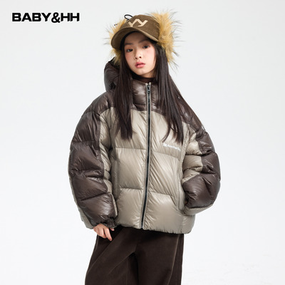 90安心绒防水抗寒连帽面包羽绒服